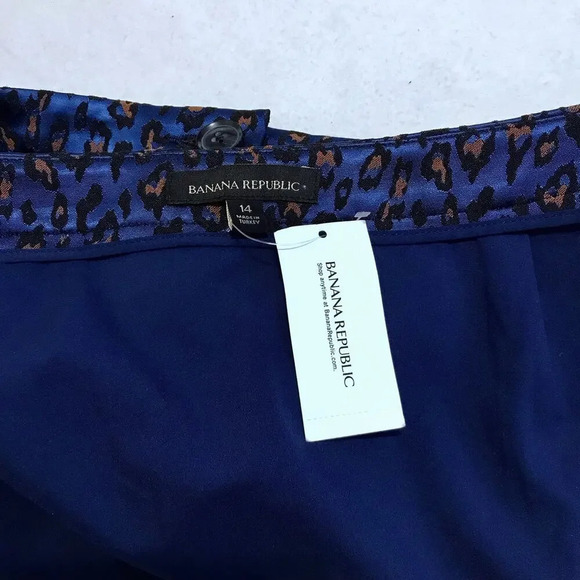 Banana Republic NWT Mini Leopard Print Skirt Women 14 - Picture 8 of 9